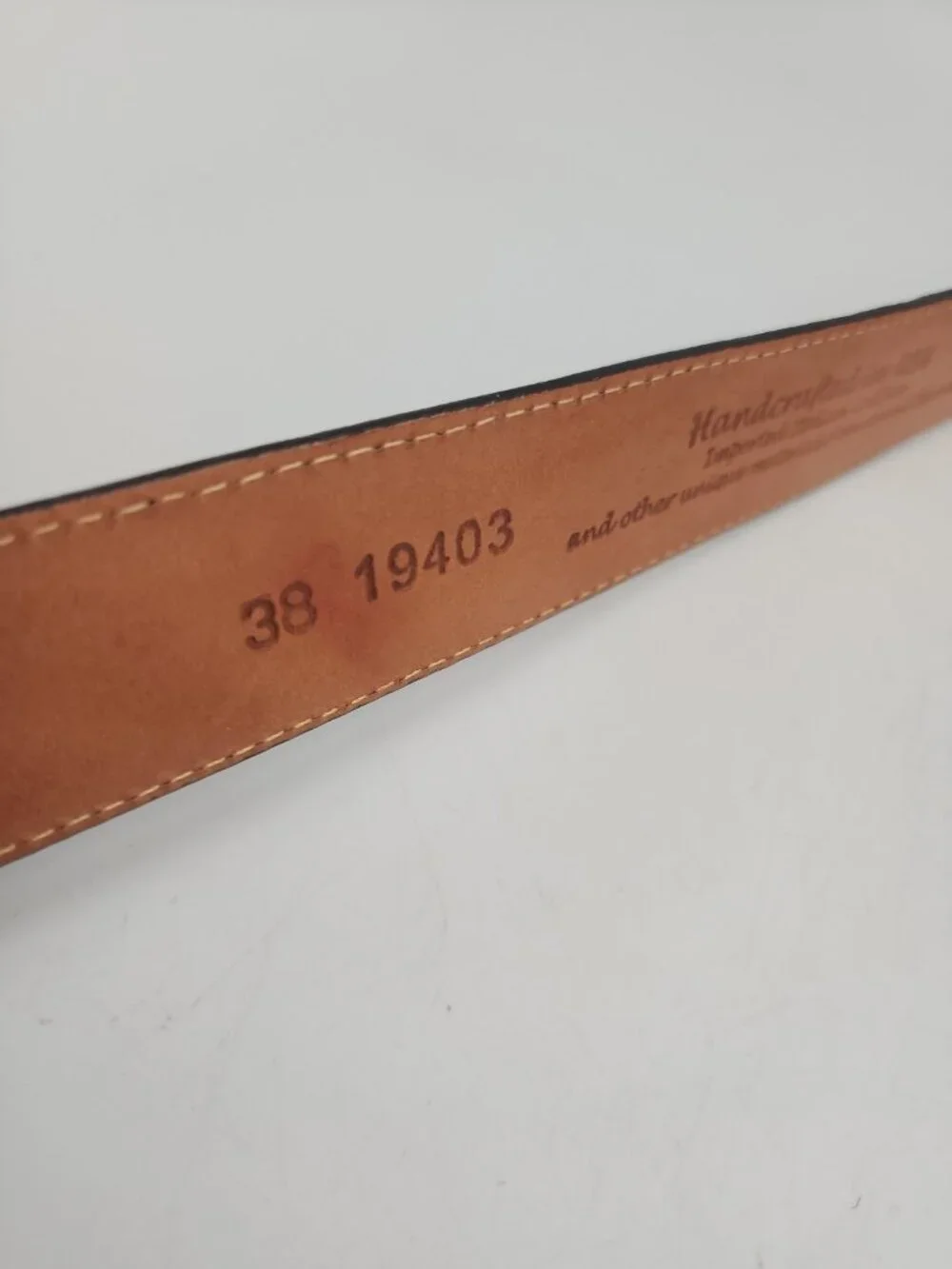onyx by brighton leather belt Mens 38 19403 Black Gold Buckle